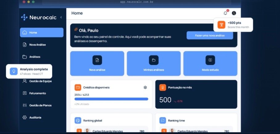 Neurocalc lança plataforma e aplicativo inéditos que unem Inteligência Artificial em imagens e gamificação para a rotina médica