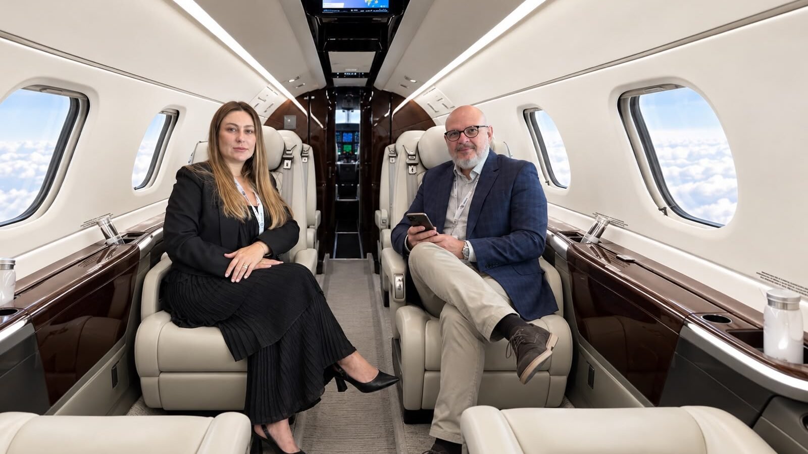 Paula Soffo Hoffmann e Raul Marinho, sócios-diretores da FLY CGC.