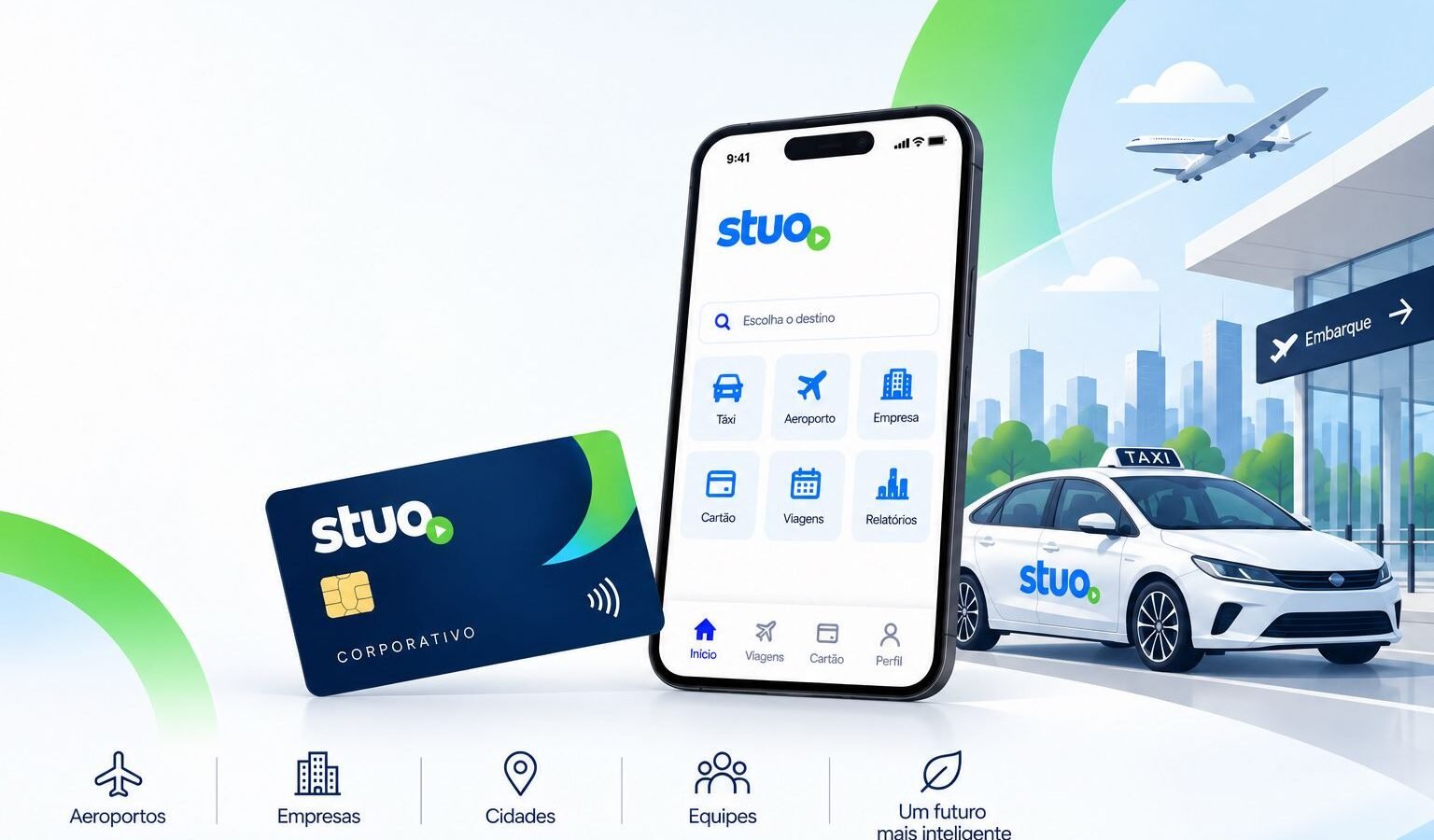 Nova plataforma de mobilidade da STUO está integrada à gestão de despesas e reembolsos.