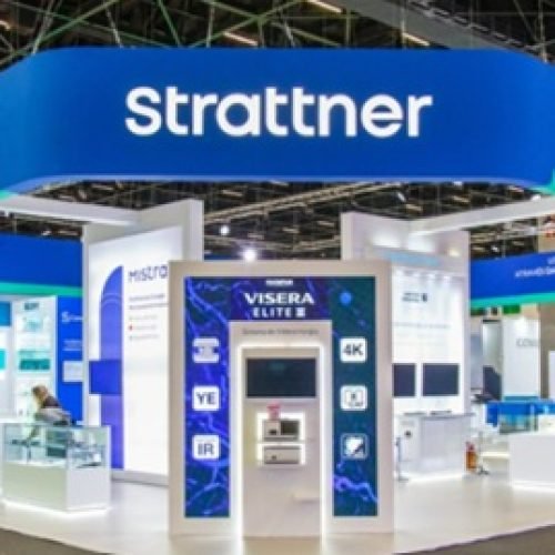Estande da Strattner na Hospitalar 2026- F29